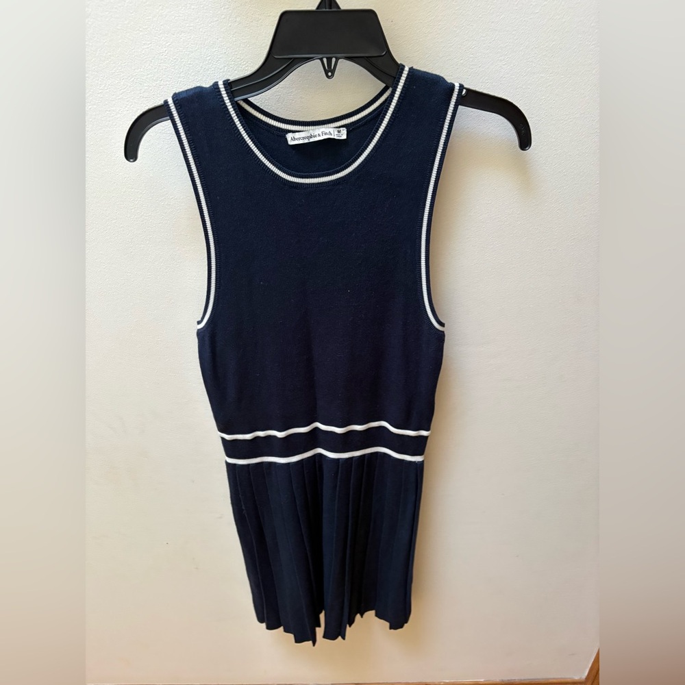 Abercrombie Pleated Mini Sweater Dress